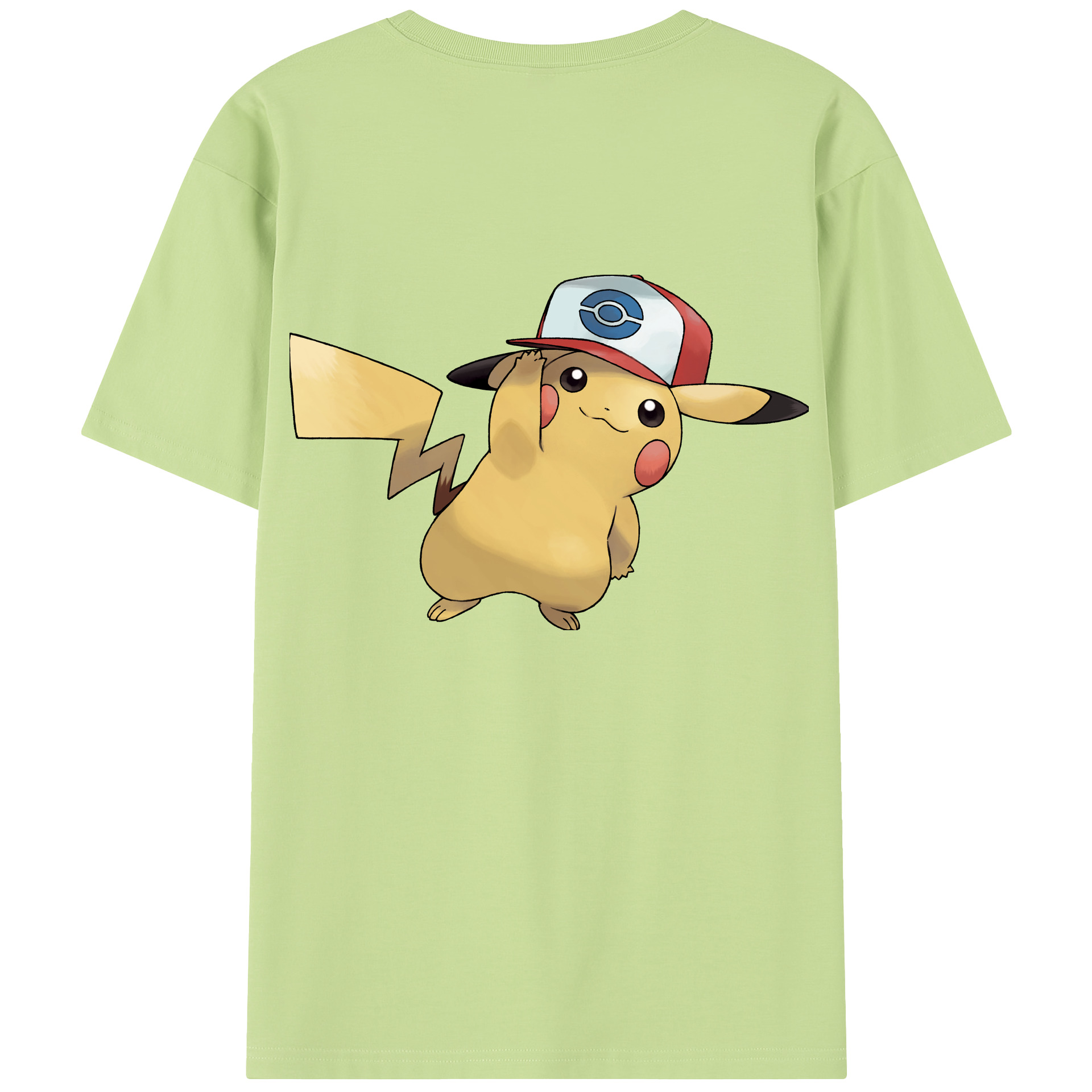 （画像用） ポケットモンスター Pokémon 綿100％半袖Tシャツ（背面プリント）